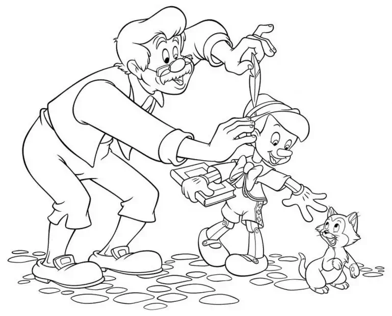 Pinocchio diçe dibistanê