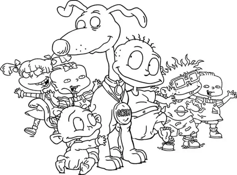 los amigos de los pinheads son colorear