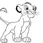 Disegno da colorare Il re leone