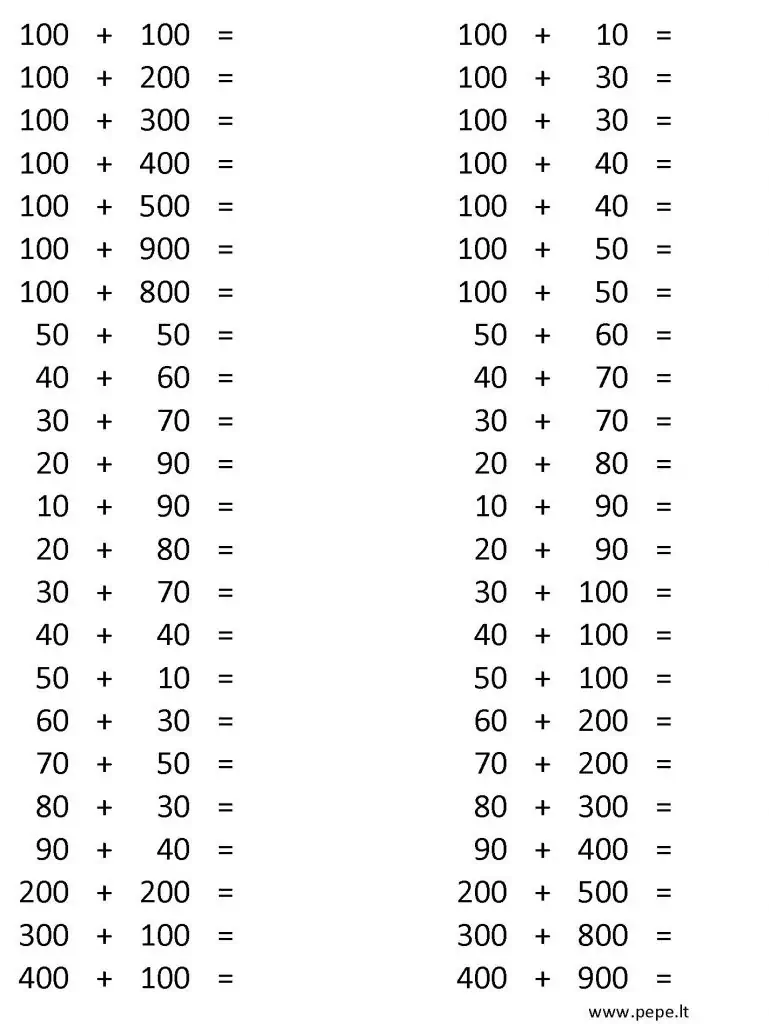 matematikk tresifrede tallsammensetningsoppgave
