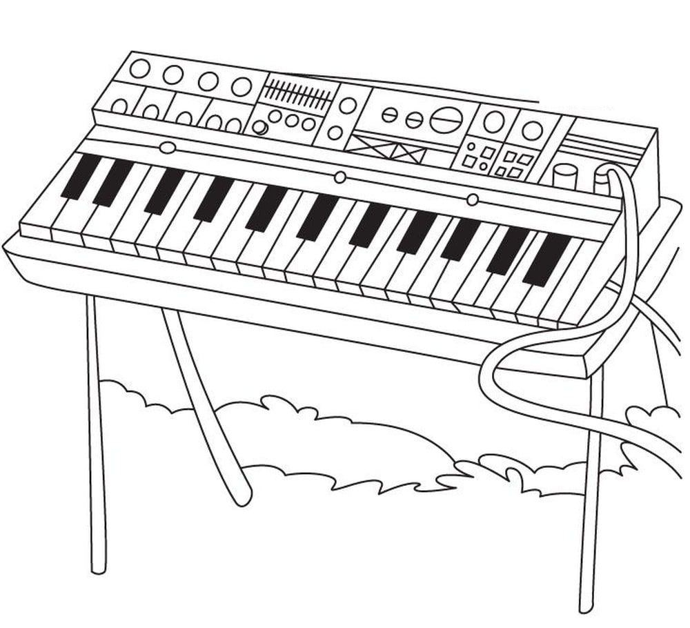 Synthesizer målarbilder