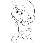 smurfs para colorir