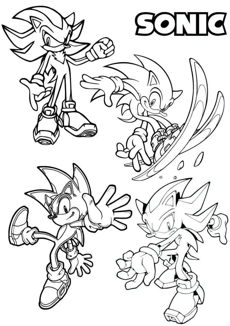 Sonic värityskuvat