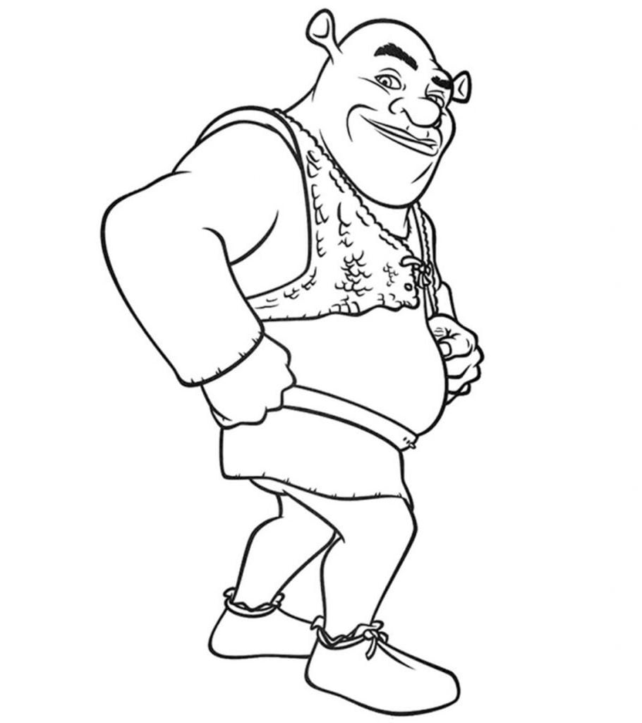 Shrek le Shrek coloriage