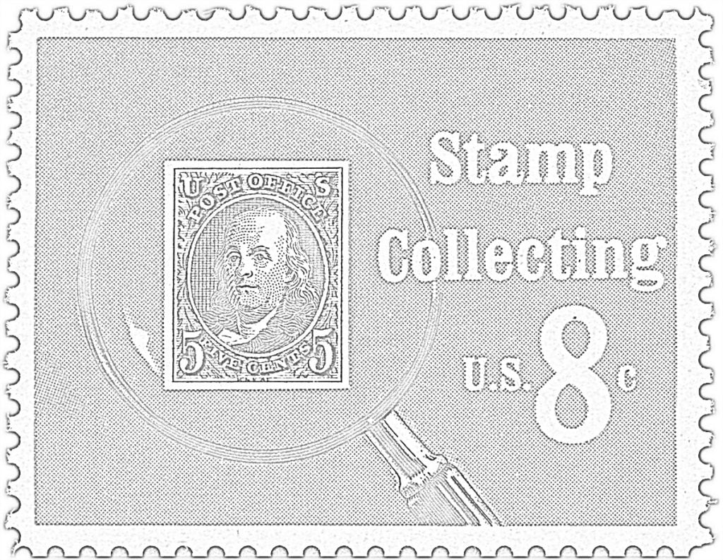 Stamp 8 ženklas spalvinti