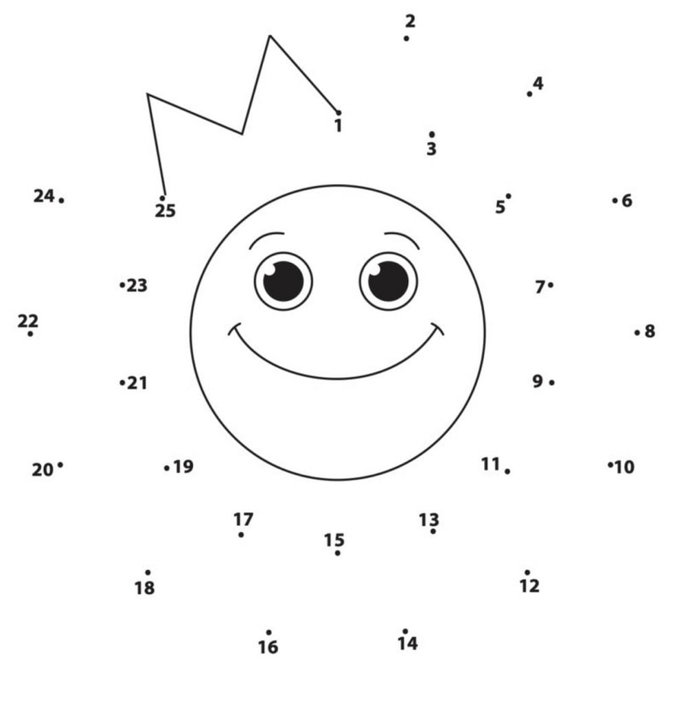 Sunshine collega i punti per i bambini