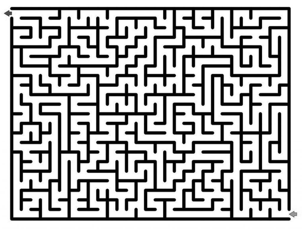 Sunkus labirintas