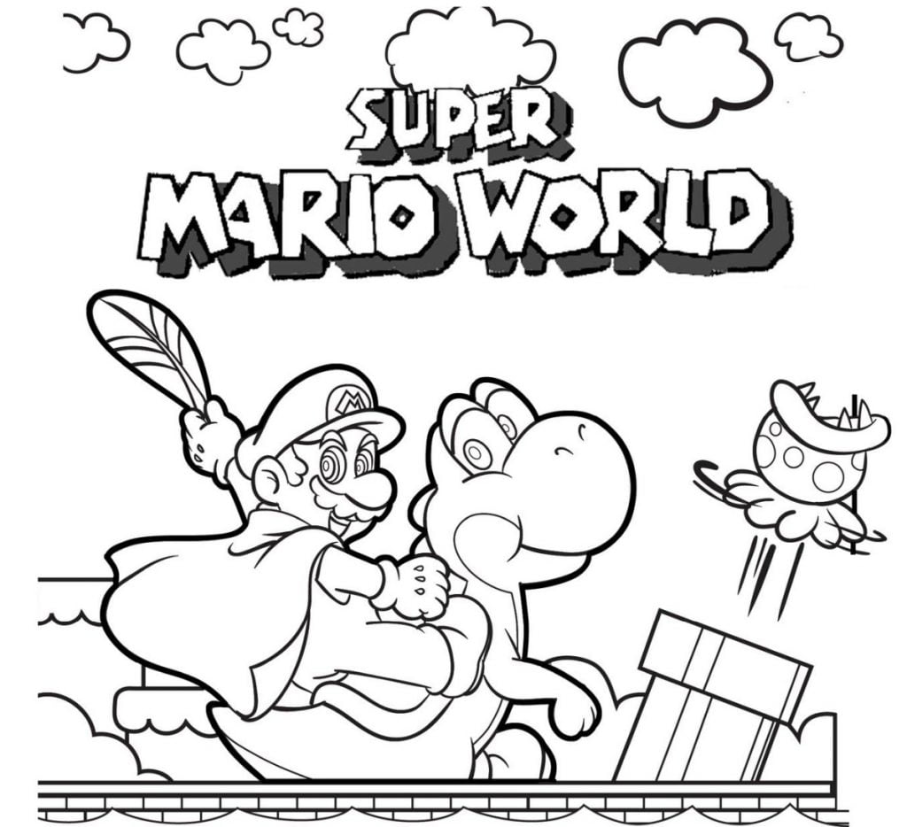 Super Mario World piešinys