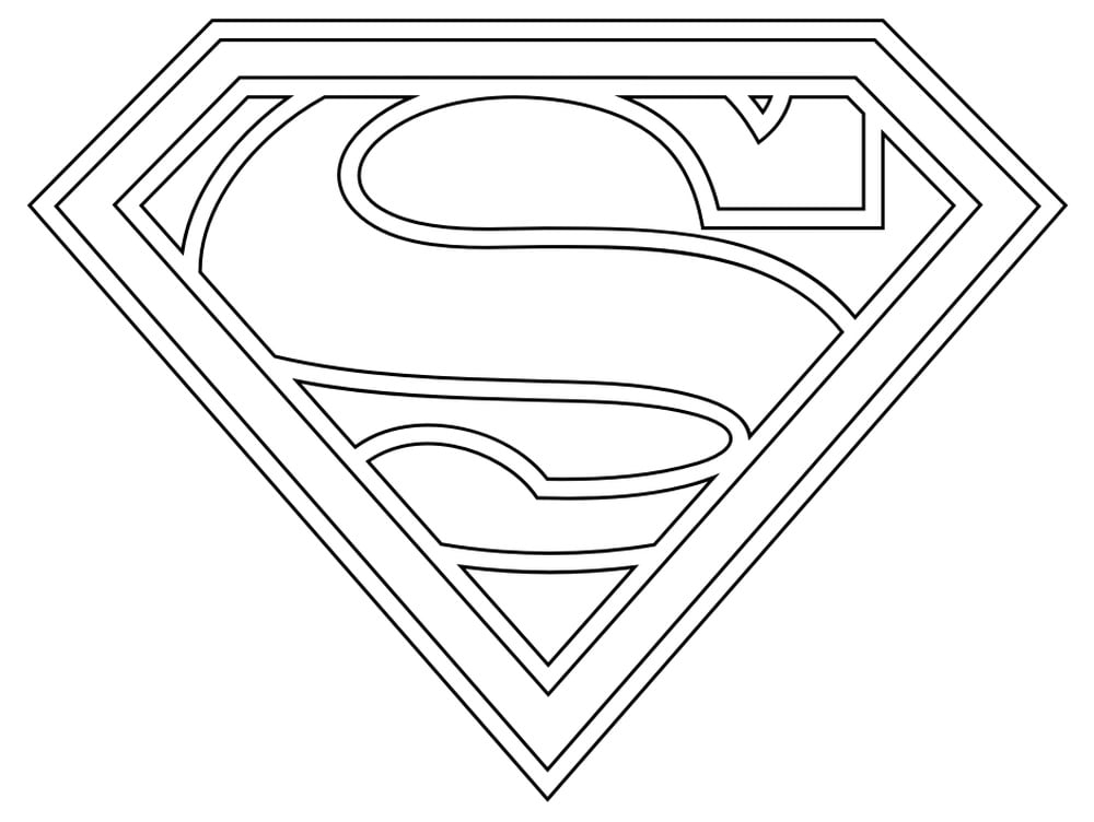 Emblema del símbolo de Superman