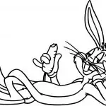 lapin banis coloriage