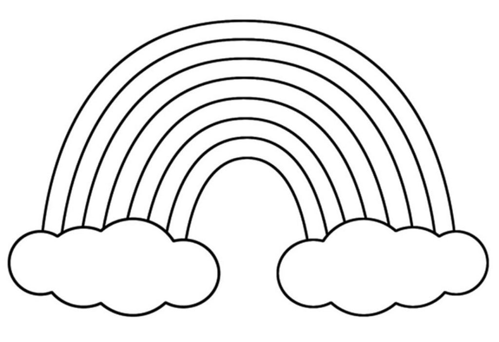 着色のための虹のシンボル