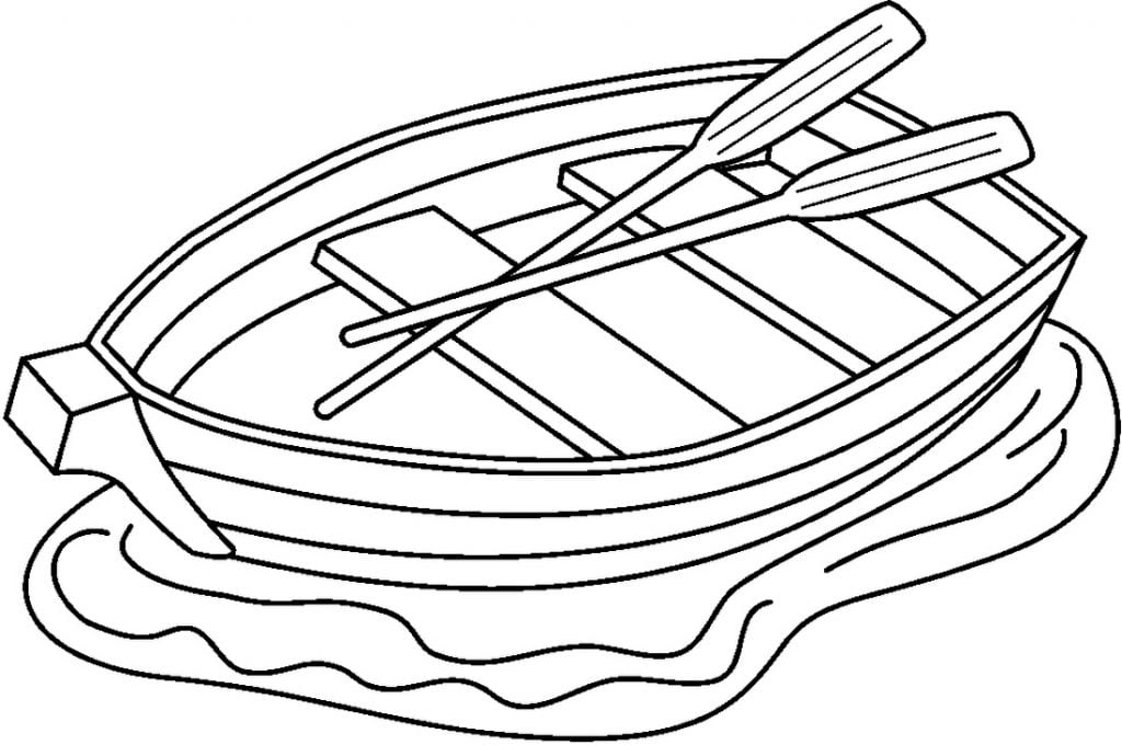 Розмальовка човен