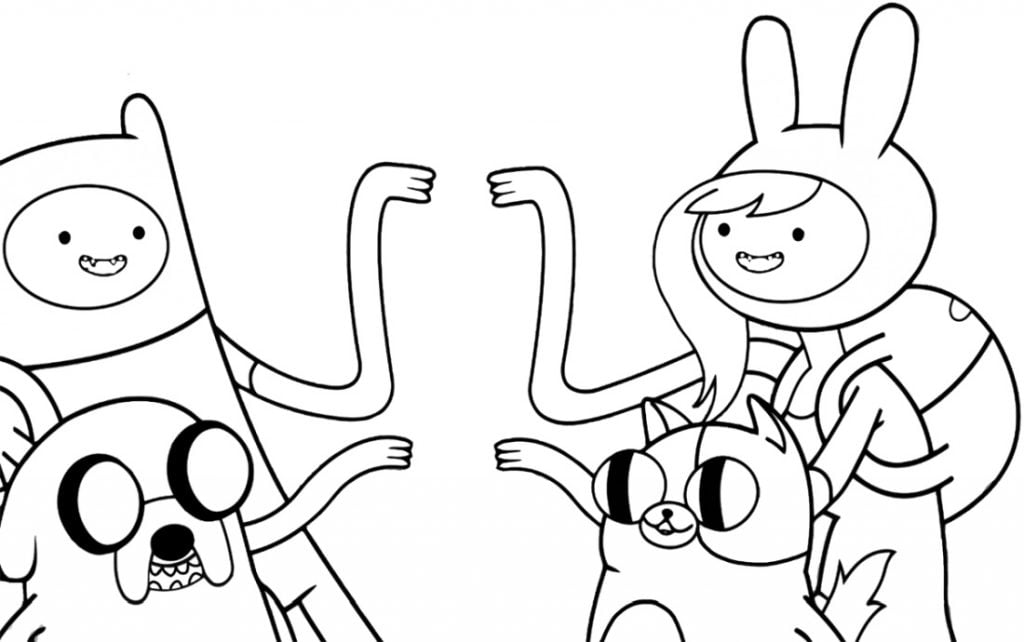 Adventure Time -piirustus