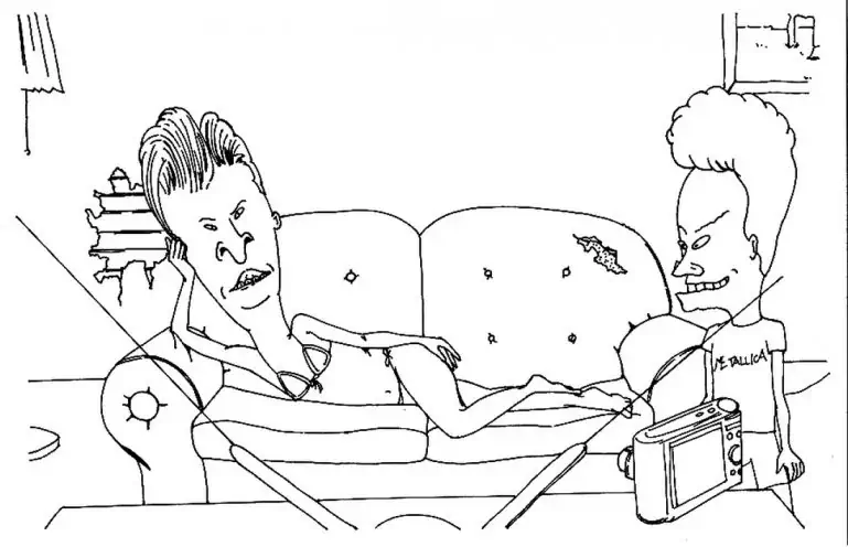 Beavis skatās televizoru