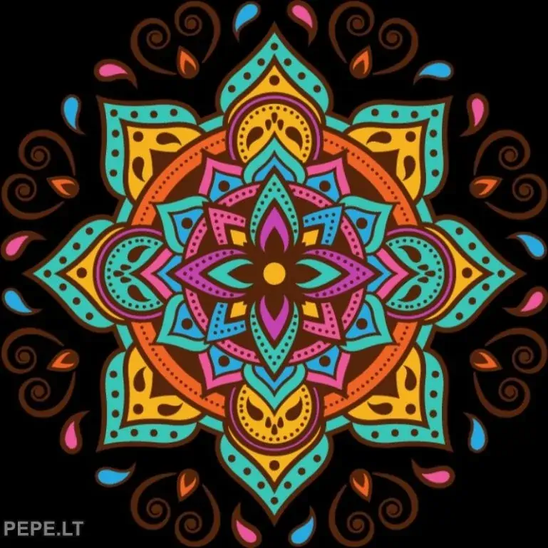 lituð mandala