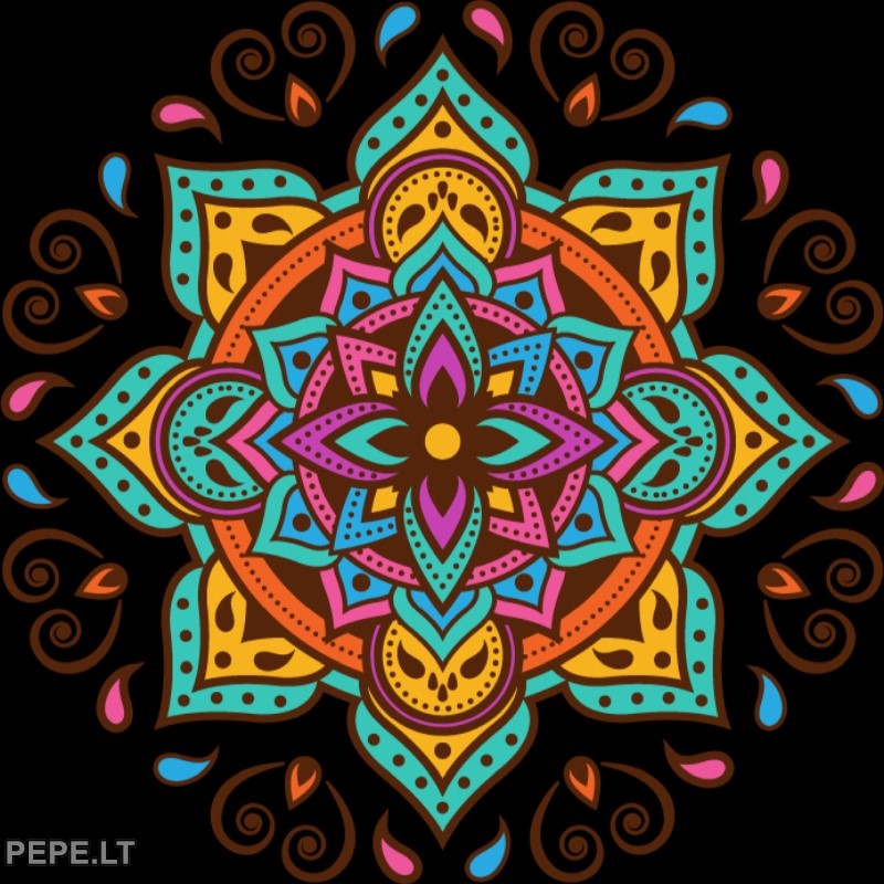 mandala colorata