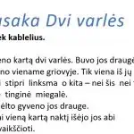 Sudėk kablelius sakiniuose