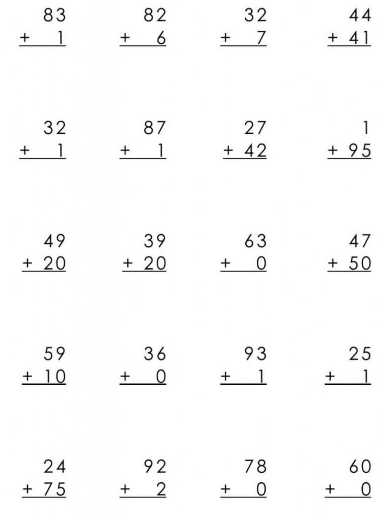 Tarea de matemáticas para cuarto grado.