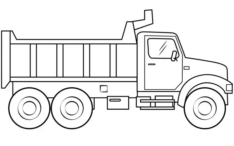 Camion coloriage