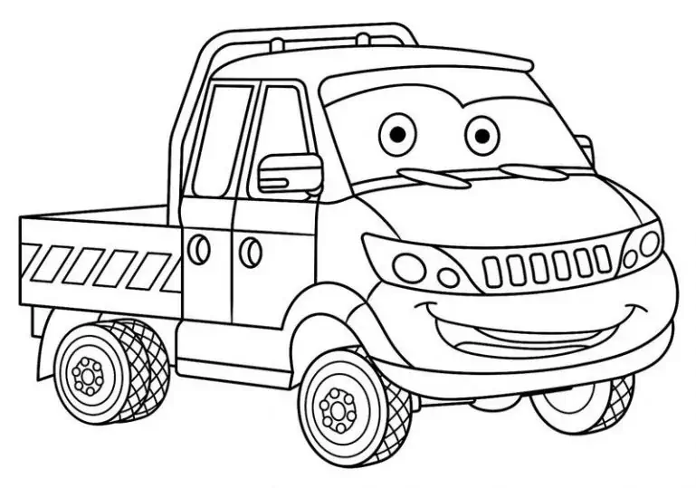 Camion coloriage