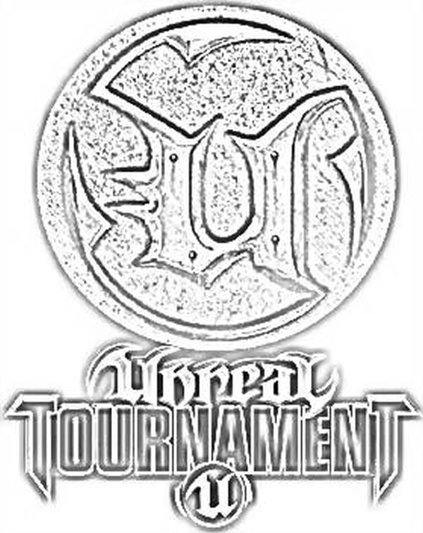 Kolorowanka do gry Unreal Tournament.