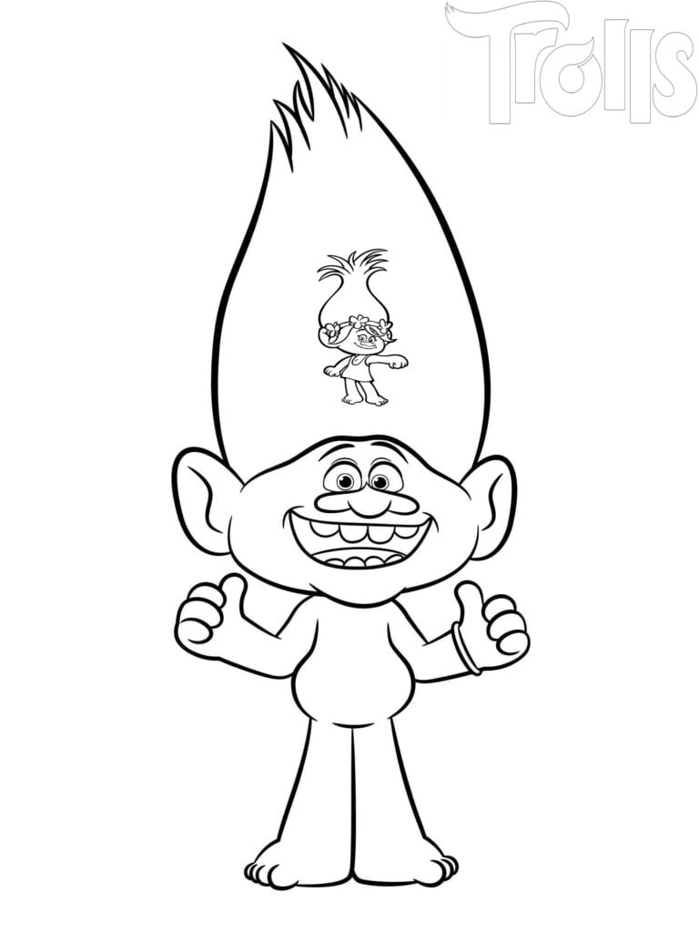 Troll amusant coloriages