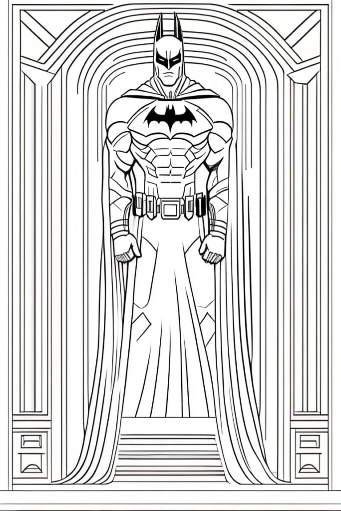  Coloriages de la ligne Batman