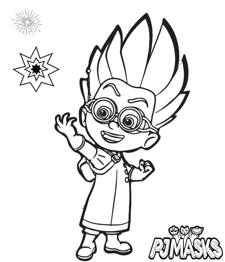 Assistant PJ Masks pour coloriages