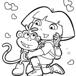 Dora Ausmalbilder