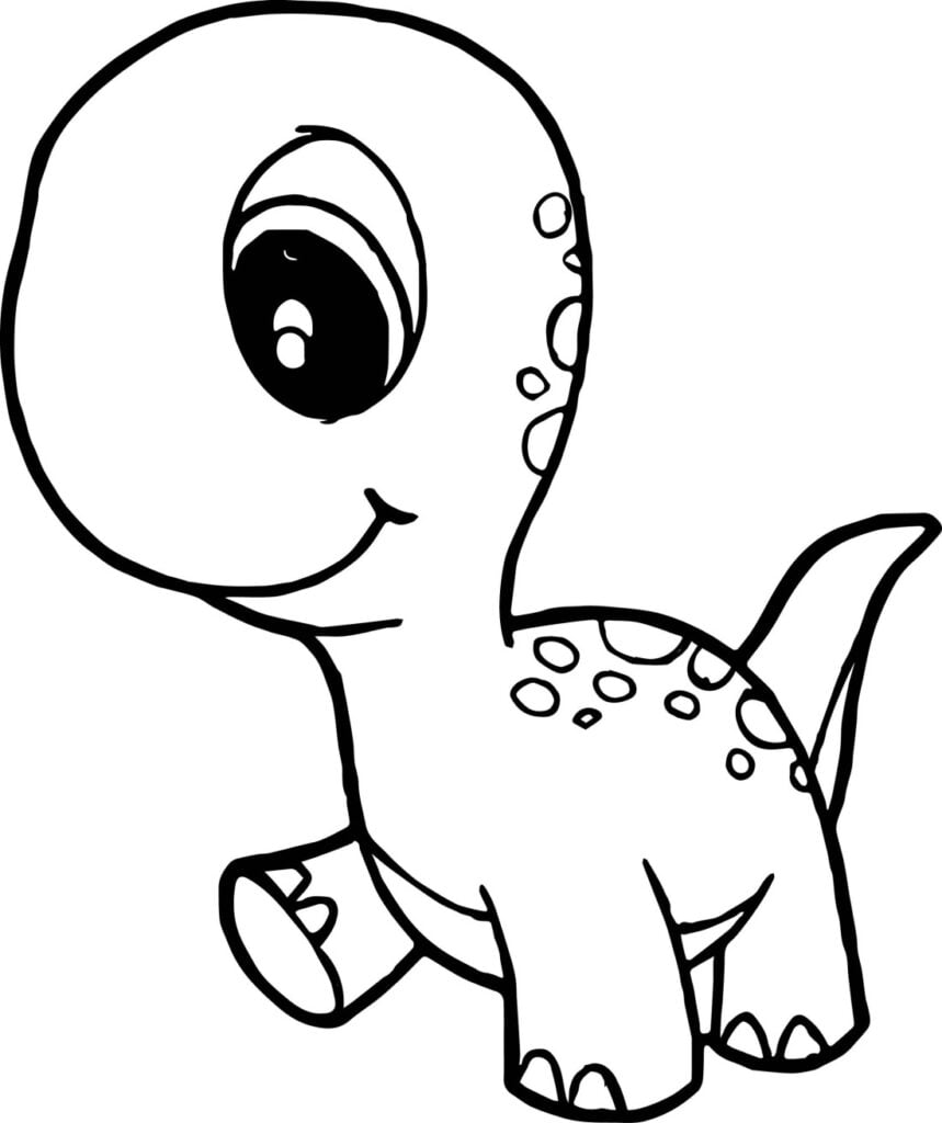 Dragon mic, desen pentru copii mici