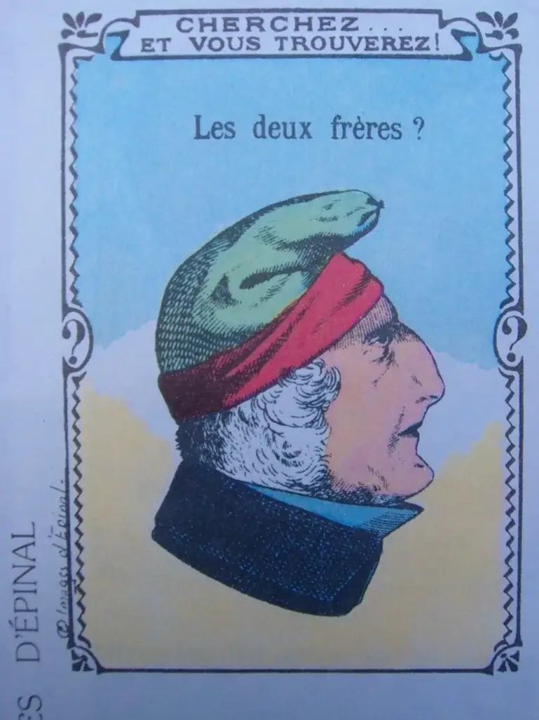 Deux frères, une illusion d'optique