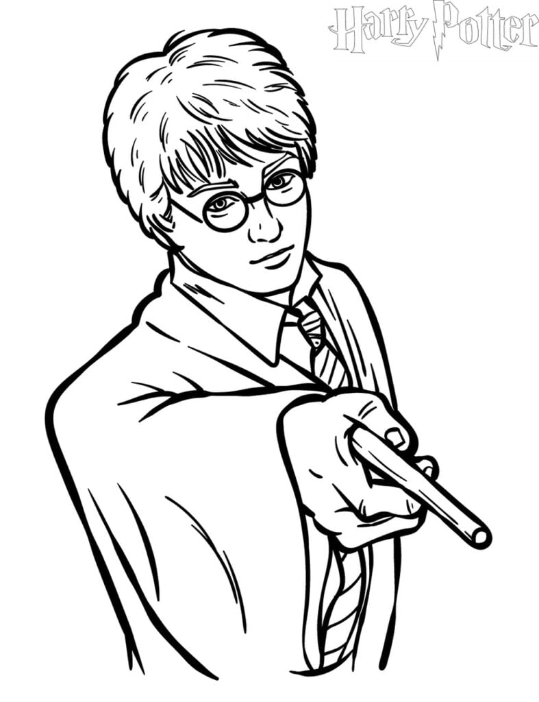 Harry Potter para colorear