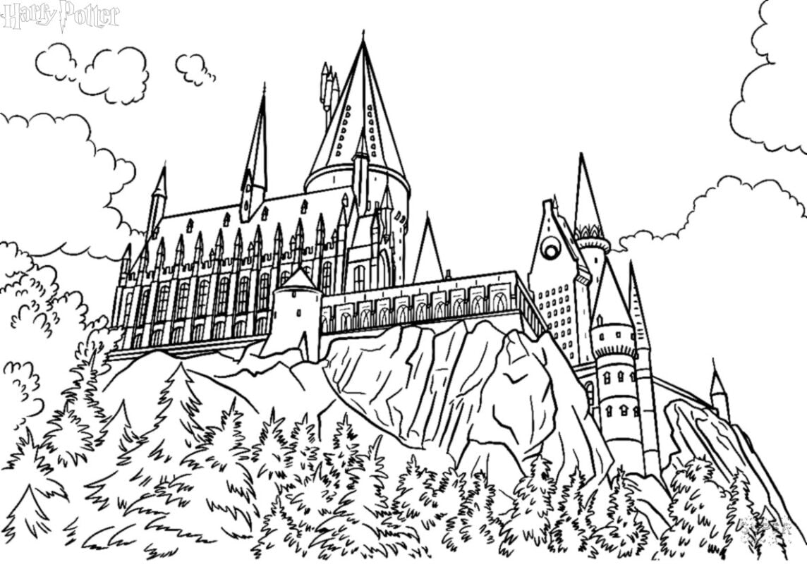 Harry Potter coloriages 🪄 – PEPE.LT