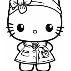 Hello Kitty Ausmalbilder für Kinder