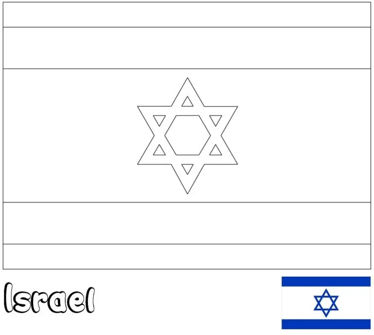 Izraelio vėliava su Dovydo žvaigžde Magen David