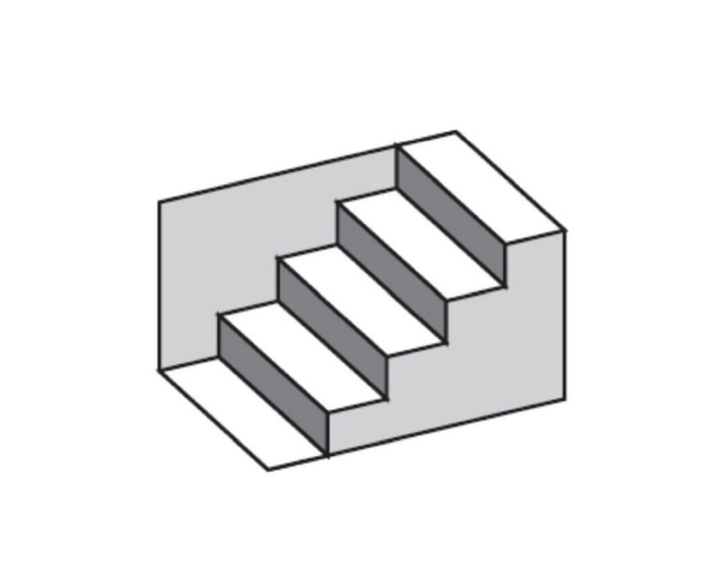 Kāpnes ir optiska ilūzija