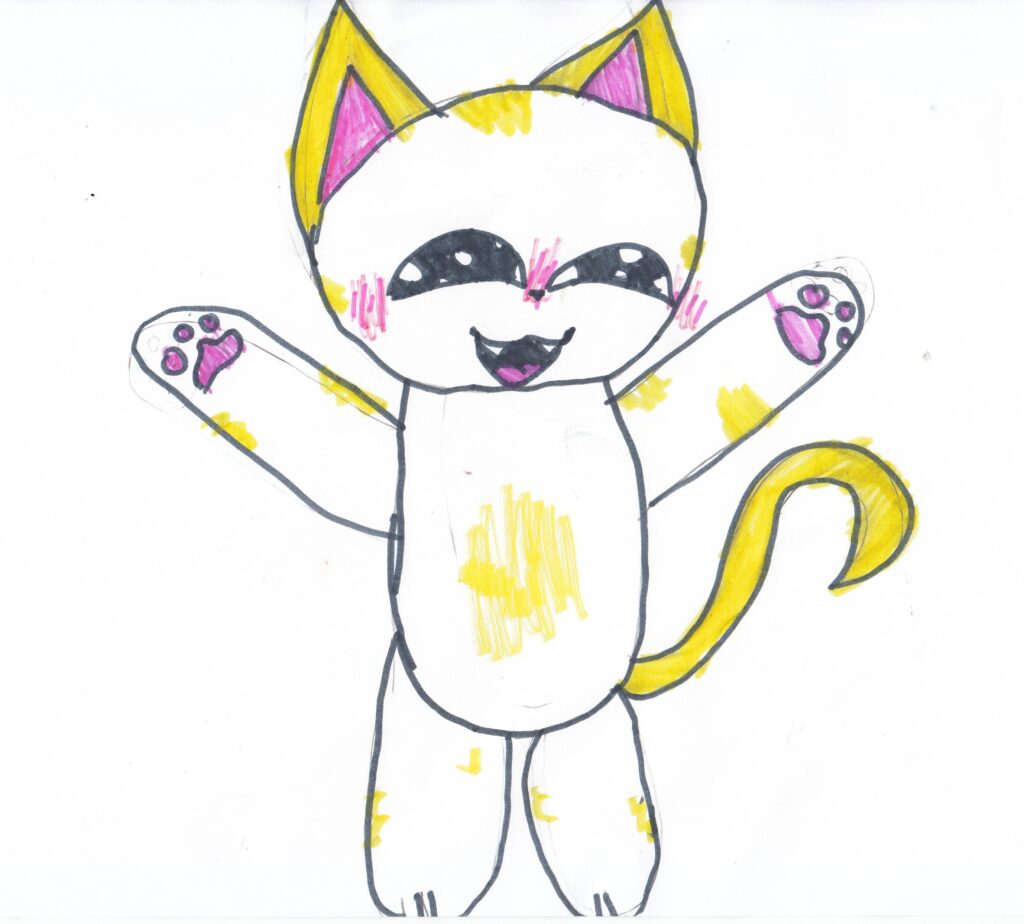 dzeltens kaķis