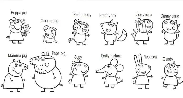 Peppa pig 친구들은 색다르다