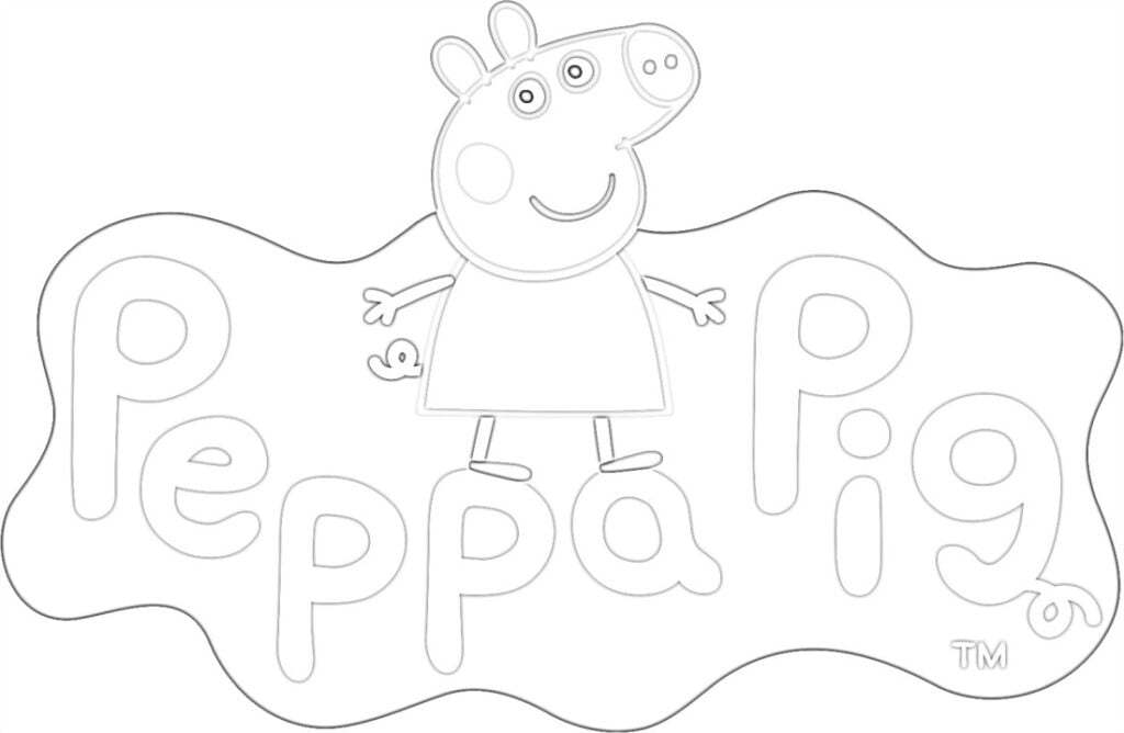 Peppa pig logotipas