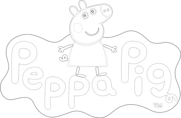 Peppa pig 로고