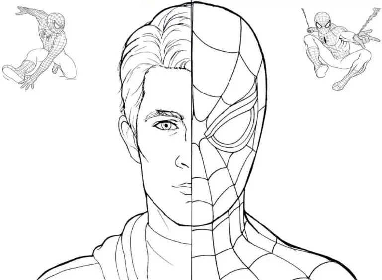 Faqet e ngjyrosjes së Peter Parker Spiderman