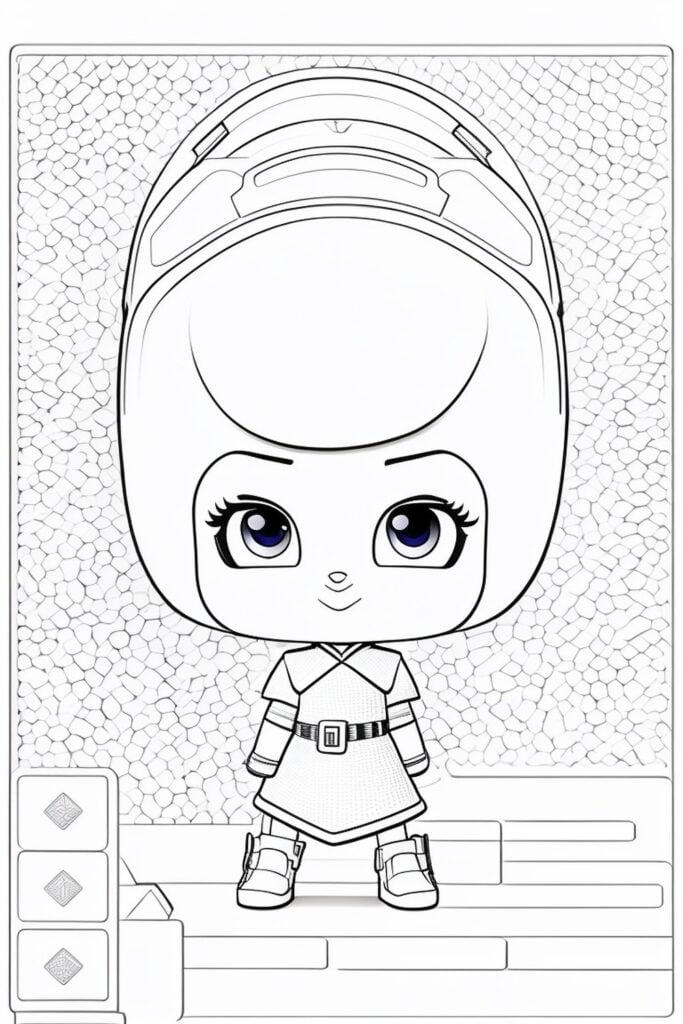 Pyjama fille coloriages