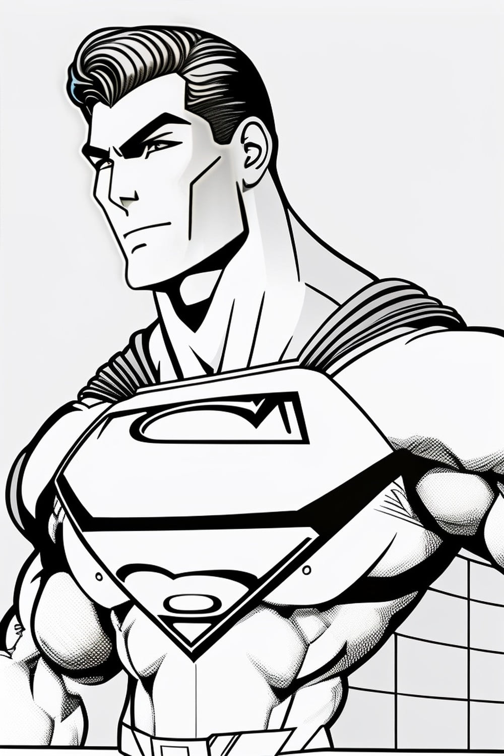 تلوين Superman 💥 - PEPE.LT