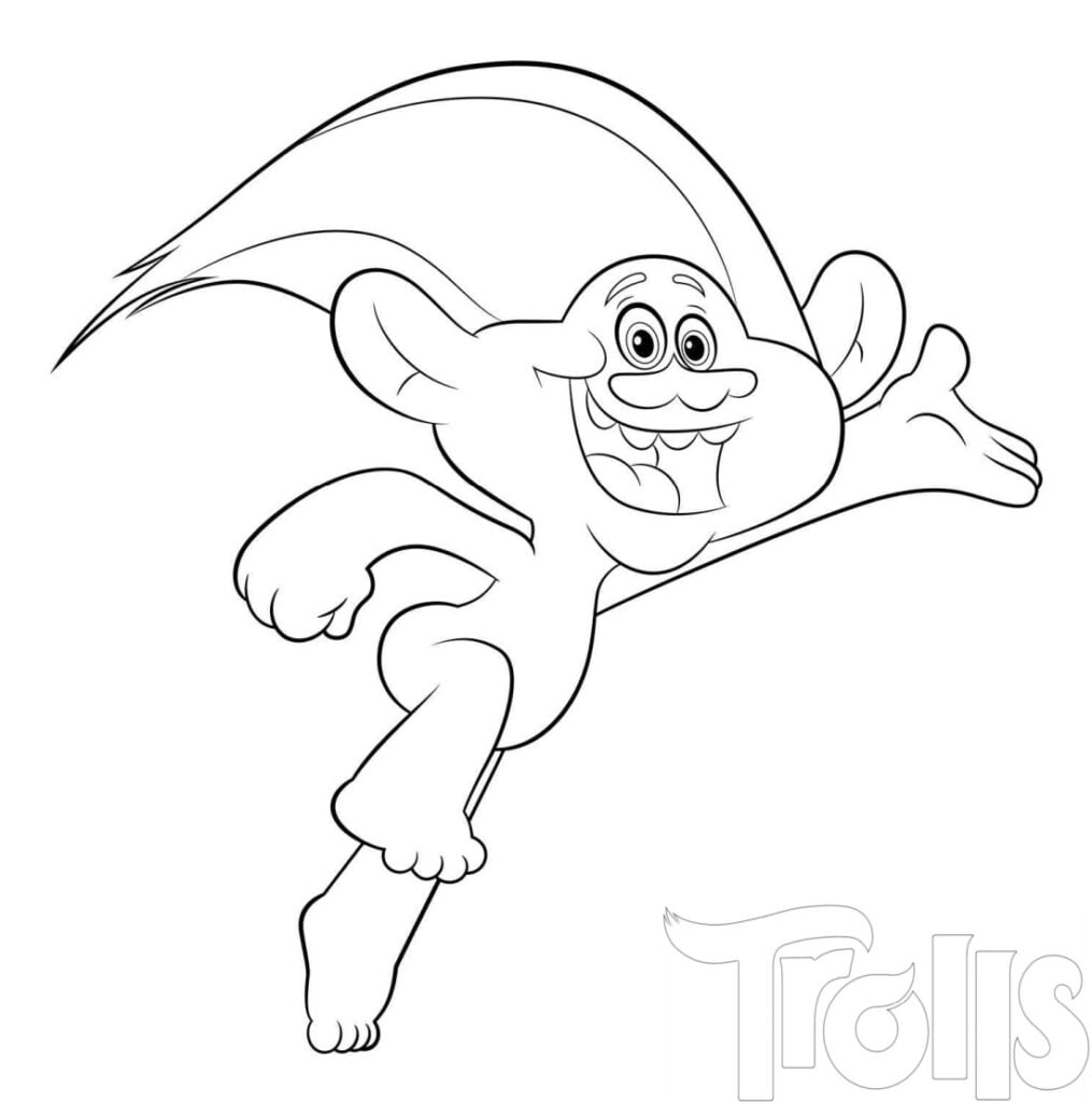 Trolls pour coloriages