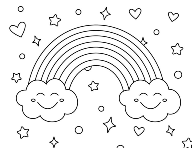 Mewarnai pelangi 🌈 - PEPE.LT