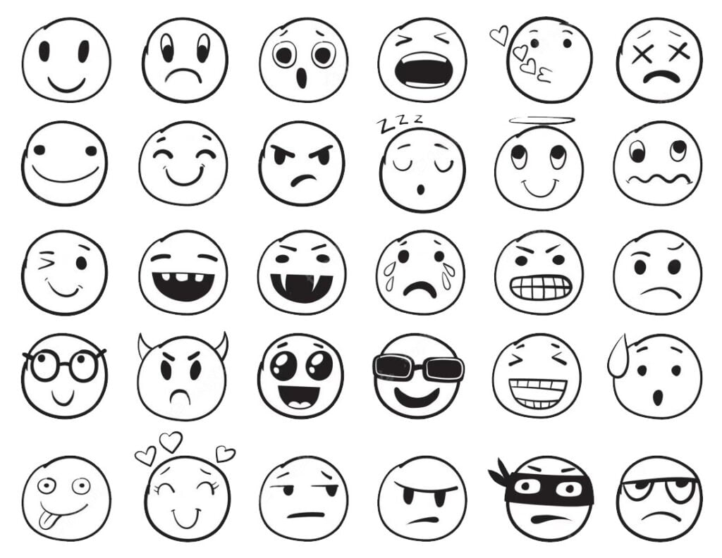 Emoticon de rostos 