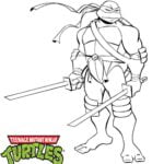 Teenage Mutant Ninja Turtles målarbok