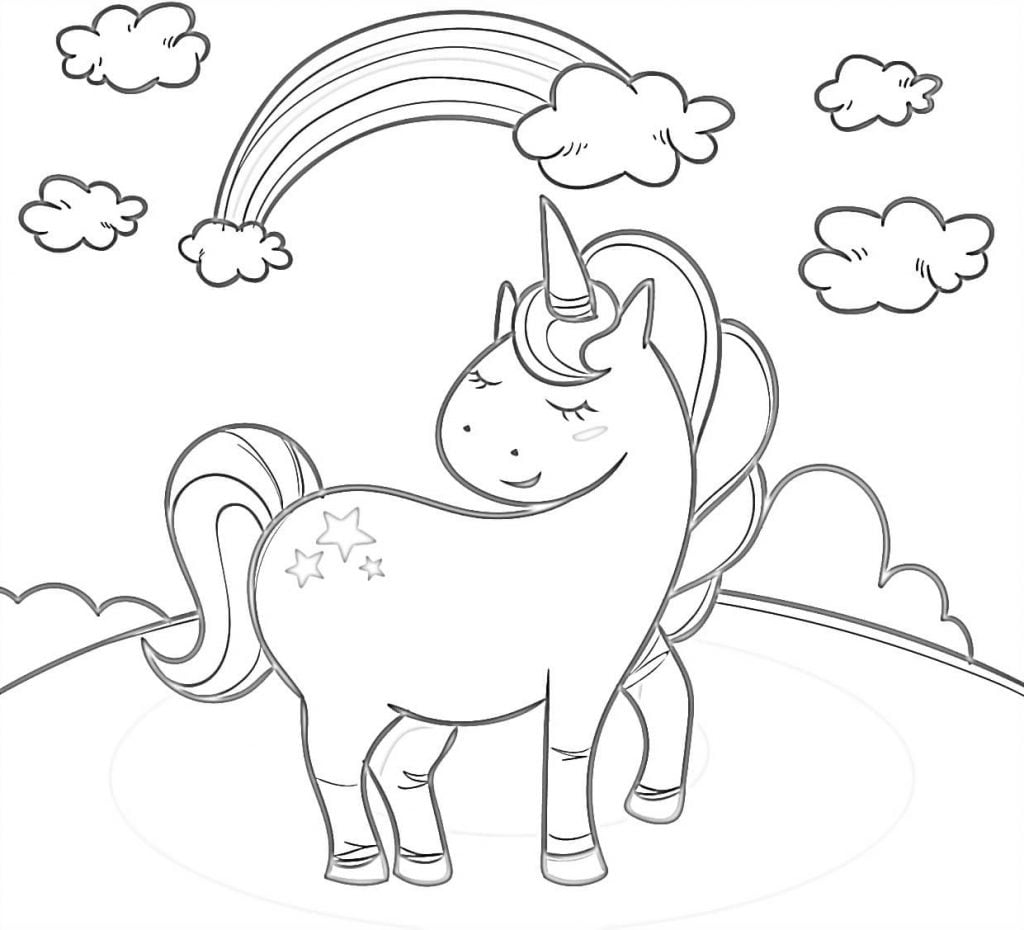 Licorne coloriages pour les enfants