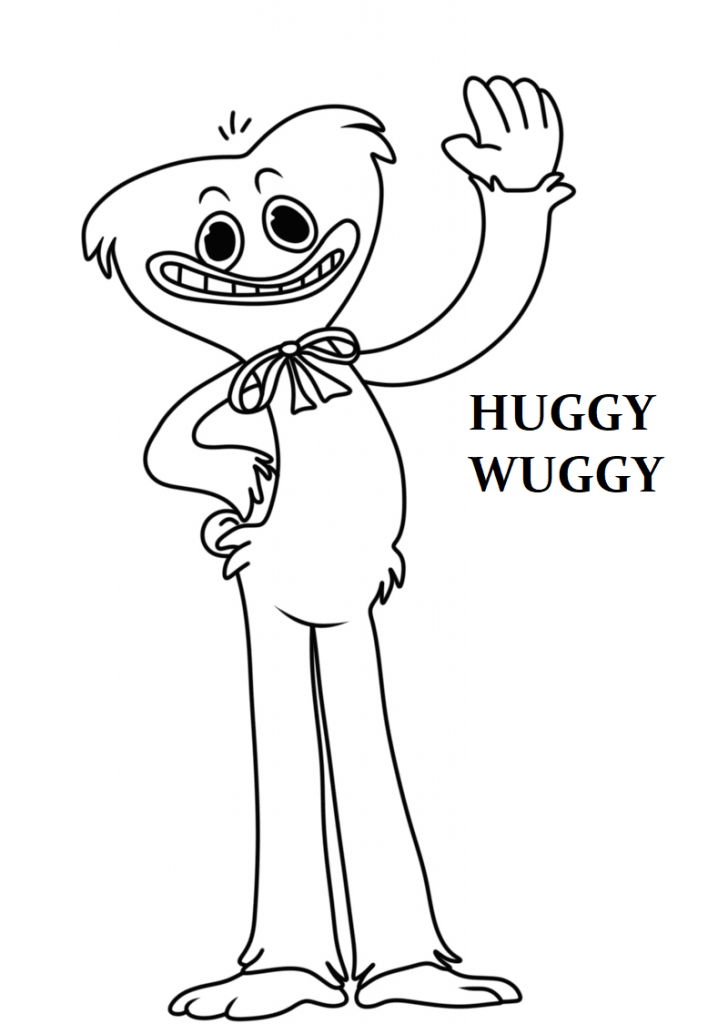 Huggy Vuggy pehmolelu.