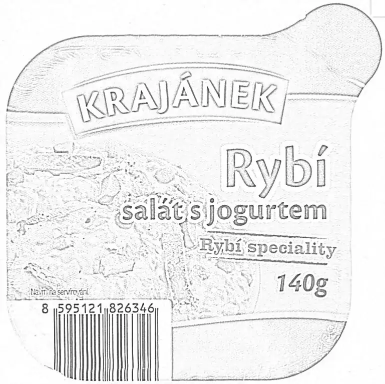 Farebný rybí šalát Krajánek